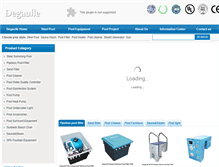 Tablet Screenshot of degaullepool.com